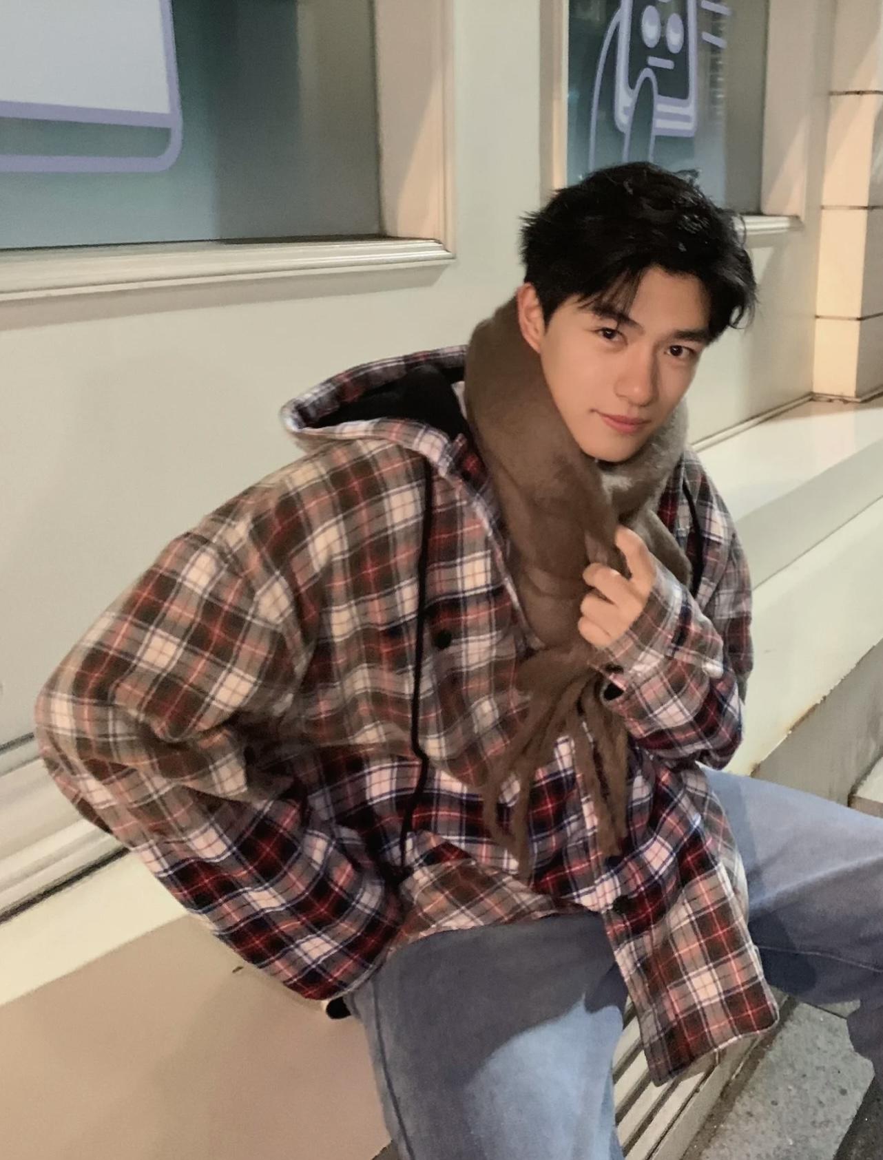 발렌시아가 체크무늬 퀼팅 코튼 재킷  (해외배송)