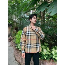 버버리 체크 무늬 코튼 셔츠 재킷 (해외배송)