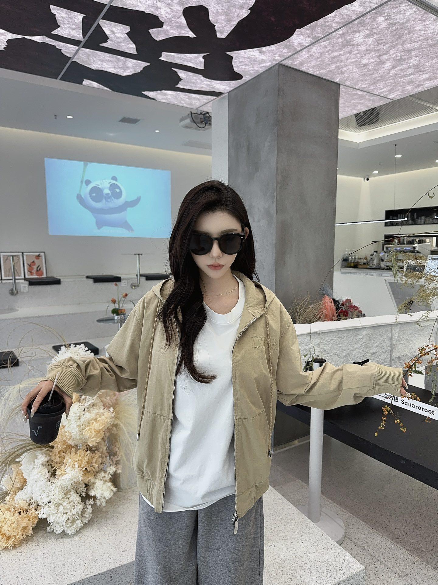 디올 x 스톤아일랜드 콜라보 후드 재킷 (해외배송)