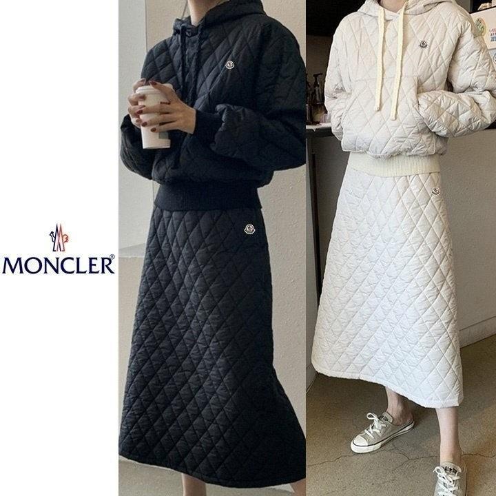 몽클레어 누빔 치마세트 (국내배송)