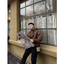 루이비통 퀼팅 양면 후드 재킷 (해외배송)