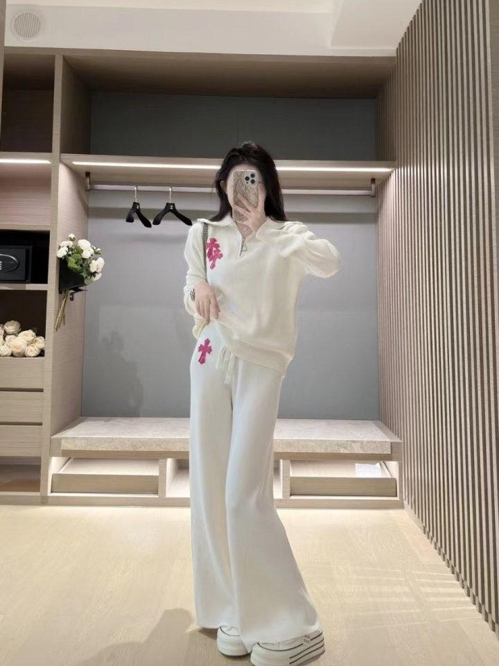 크롬하츠 여성 아노락 와이드팬츠 세트 (국내배송)