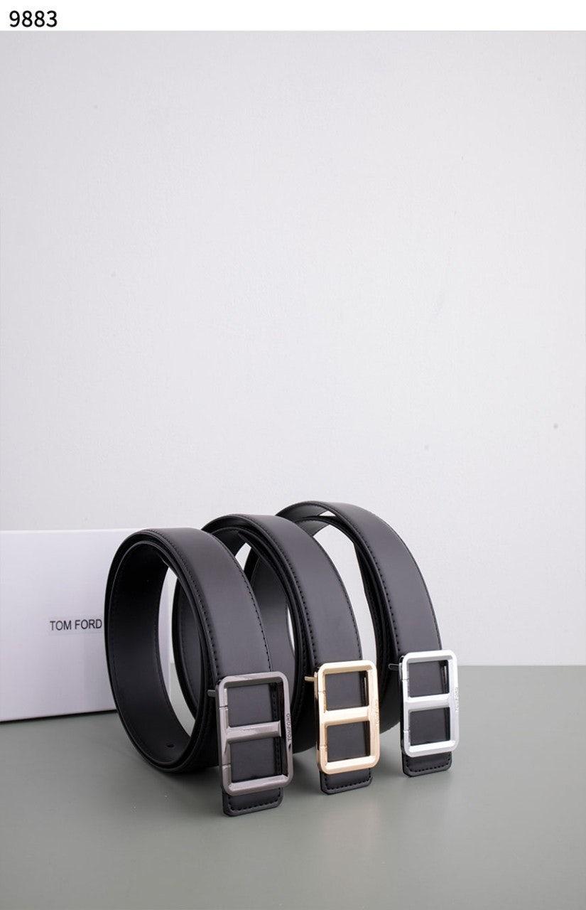톰포드  TOM FORD logo-buckle leather belt (국내배송)