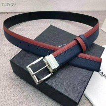 몽블랑 엠보 신 두줄자동 벨트 (국내배송)