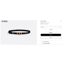 디올 DIOR 새들 SADDLE 벨트 (국내배송)