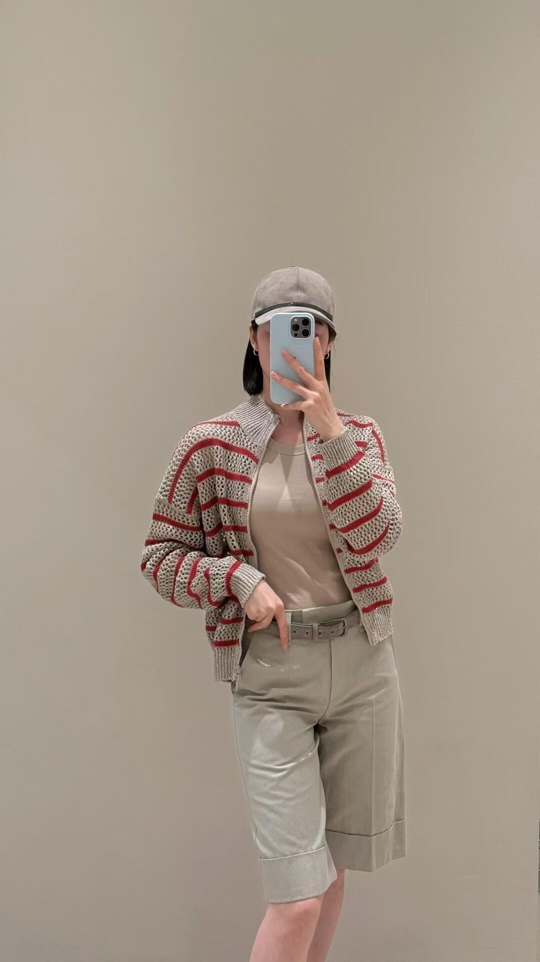 브루넬로쿠치넬리 더블 지퍼 가디건 (해외배송)