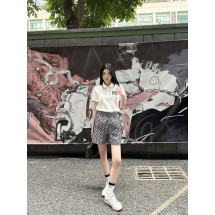 디올 폴로 칼라 반팔 상의 + 올드 플라워 반바지 세트 (해외배송)