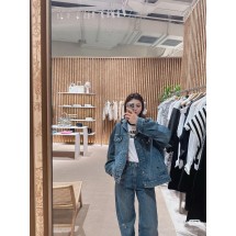 디올 후드 달린 데님 재킷 + 바지 세트 (해외배송)
