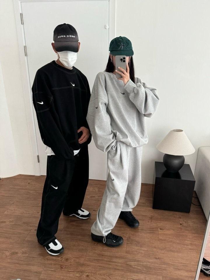 나이키 NK 스티치 럭비 맨투맨팬츠셋업 (국내배송)