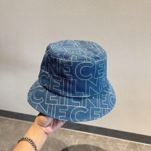 셀린느 연청 버킷햇 시그니처 로고 패턴 모자 (벙거지) (국내배송)