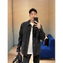 루이비통 그라데이션 블랙 앤 그레이 데님 재킷 (해외배송)