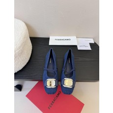 페레가모 여성용 바라 브랜드 발레 플랫슈즈 (해외배송)