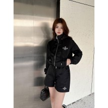 펜디 봄/여름 후드 어썰트 재킷 + 반바지 세트 (해외배송)