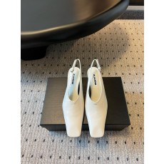 질샌더 크리스탈 힐 스몰 스퀘어 토 뮬 (해외배송)