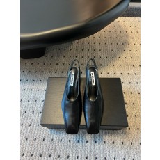 질샌더 크리스탈 힐 스몰 스퀘어 토 뮬 (해외배송)