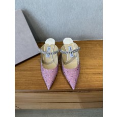 지미추 다이아몬드 체인 크리스털 하이힐 (해외배송)