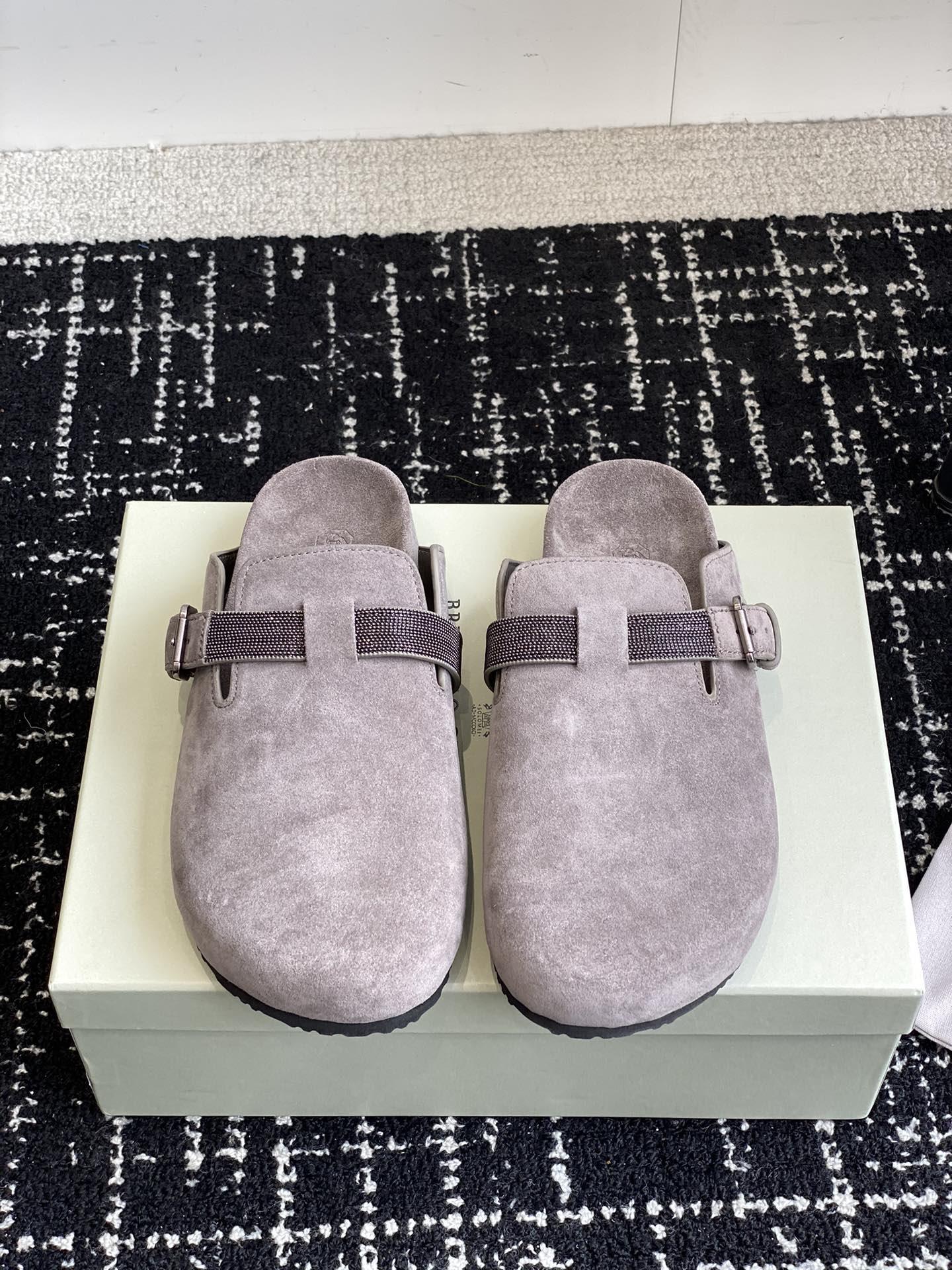 브루넬로쿠치넬리 버켄슈톡 슬리퍼 (해외배송)
