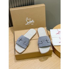 루부탱 남성 여름 가죽 슬리퍼 샌들 (해외배송)