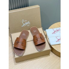 루부탱 남성 여름 가죽 슬리퍼 샌들 (해외배송)