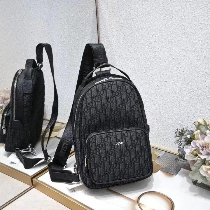 디올 블랙 오블리크 슬링백 (국내배송)