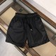 몽클레어 신상 블랙 패치로고 하프팬츠 (국내배송)