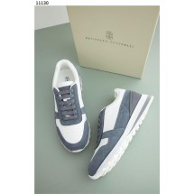 브루넬로쿠치넬리 2025 레더 스웨이드 믹스 스니커즈 (국내배송)