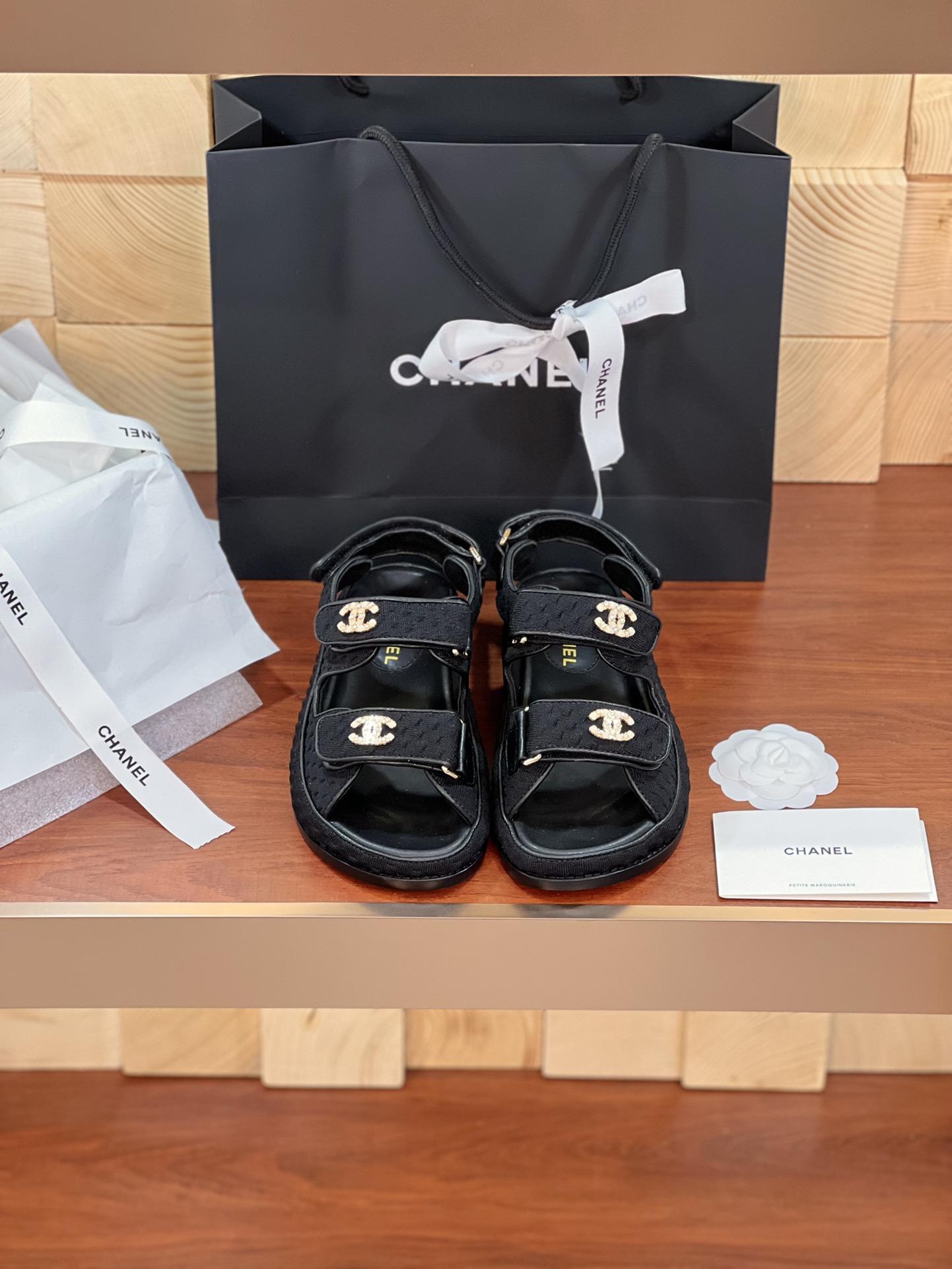 샤넬 벨크로 샌들 (해외배송)