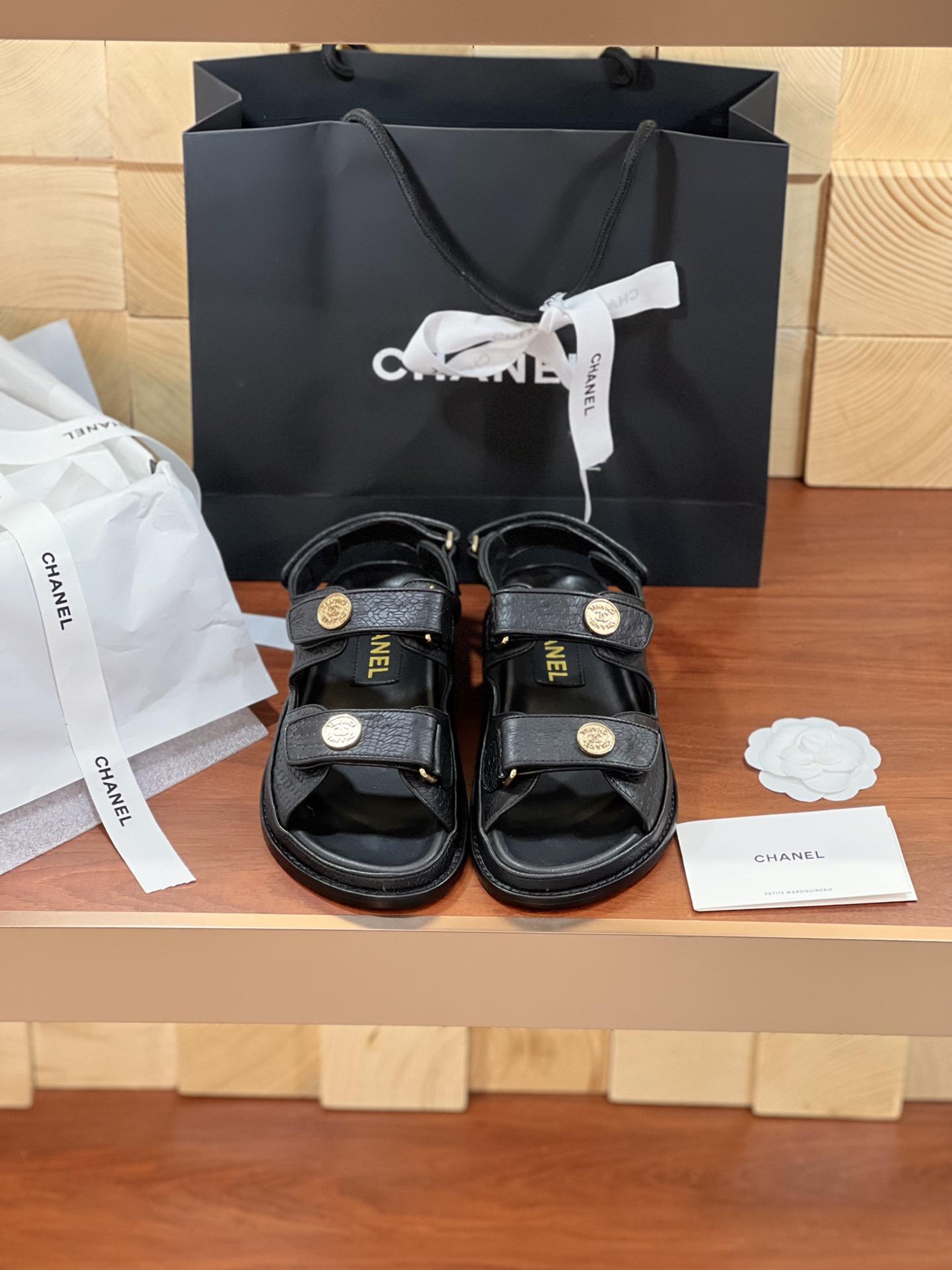 샤넬 벨크로 샌들 (해외배송)