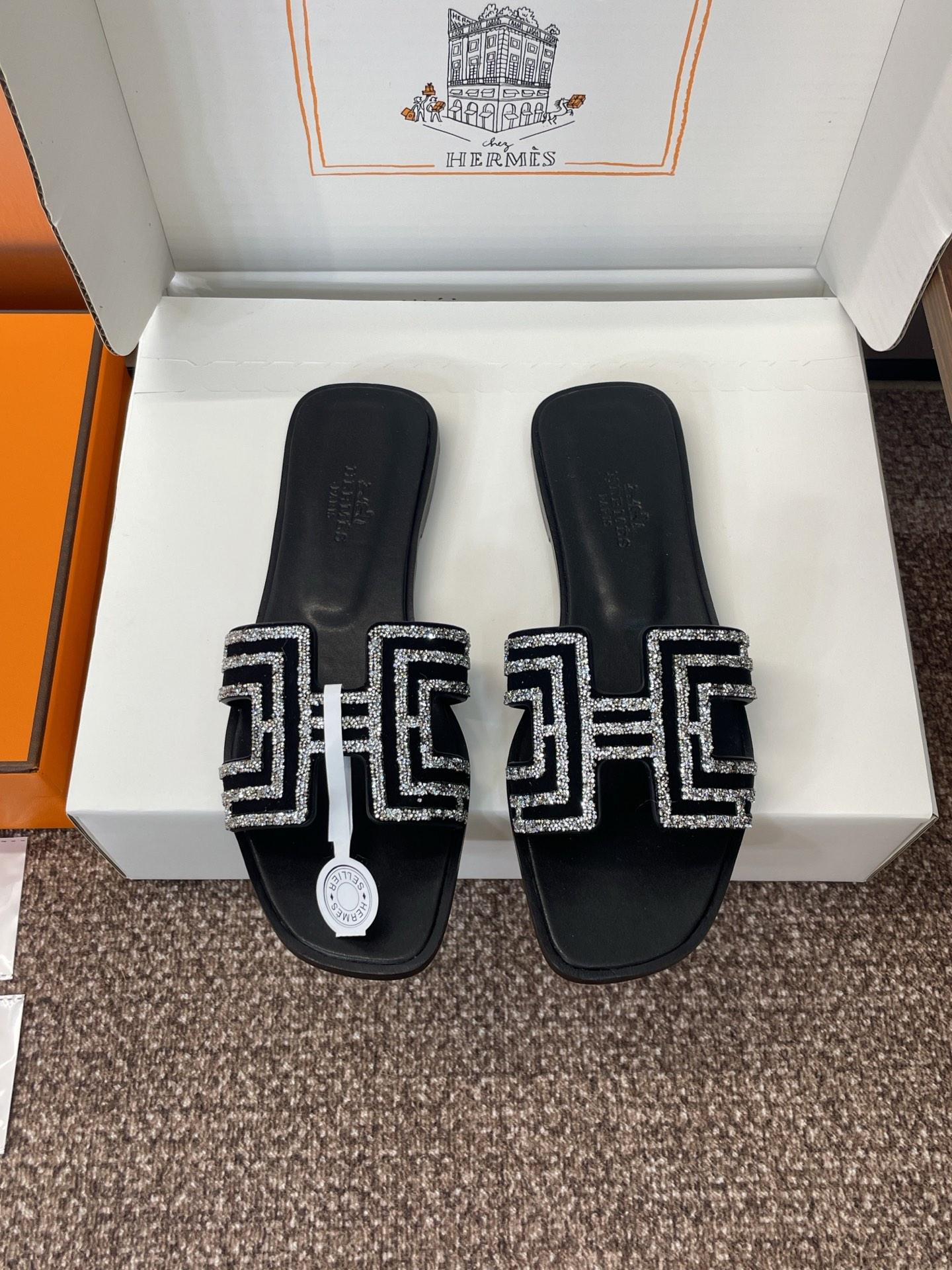 에르메스 H 슬리퍼 (해외배송)