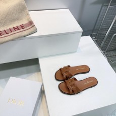 디올 CD 스트랩 플랫 슬리퍼 (해외배송)