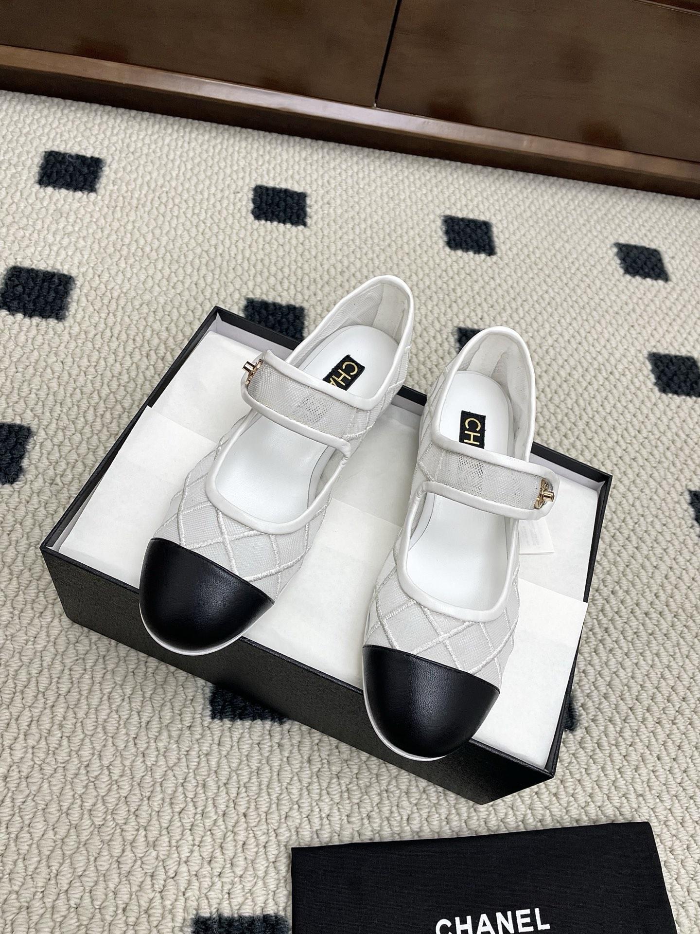 샤넬 다이아몬드 메시 메리제인 슈즈 (해외배송)