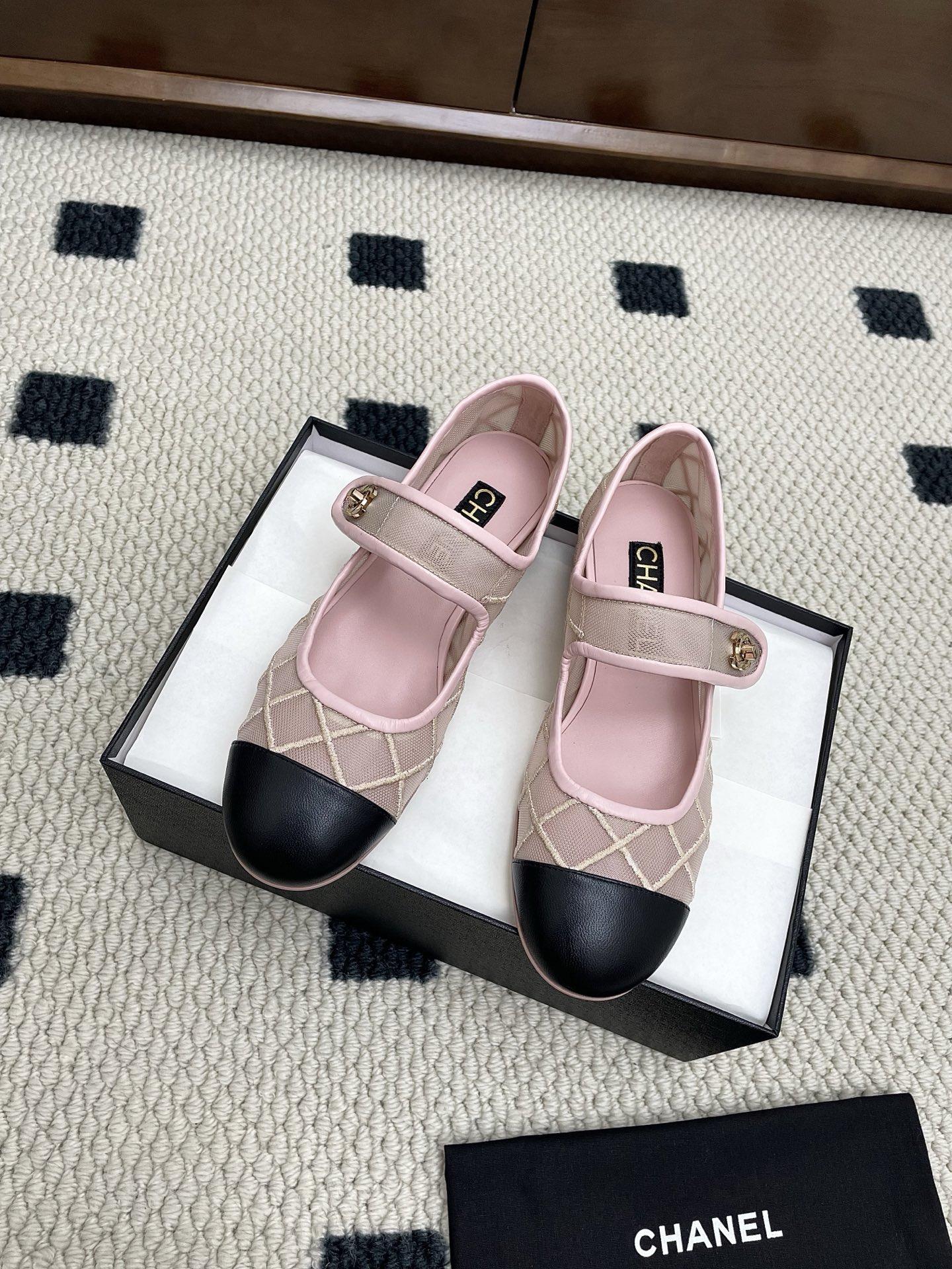 샤넬 다이아몬드 메시 메리제인 슈즈 (해외배송)