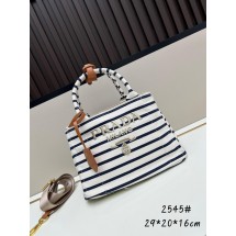 프라다 스트라이프 토트백 (해외배송)