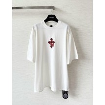 크롬하츠 25SS 크롬 하트 산스크리트 크로스 반팔 (정품급 해외배송)