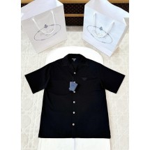 프라다 25SS 루즈핏 버튼다운 반팔 셔츠 (정품급 해외배송)