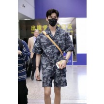 루이비통 25SS 자카드 로고 자수 셔츠 (정품급 해외배송)
