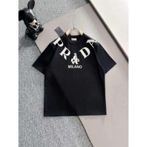 프라다 밀라노 빅로고 라운드 티셔츠 (국내배송)