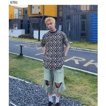 루이비통 수입고급 Louis Vuitton logo full-print letter 티셔츠 (국내배송)