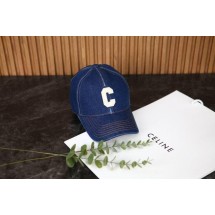 셀린느 이니셜 베이스볼 캡-데님 (국내배송)