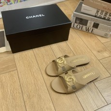 샤넬 25P 더블 C 다이아몬드 로고 슬리퍼 (해외배송)