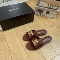 샤넬 25P 더블 C 다이아몬드 로고 슬리퍼 (해외배송)