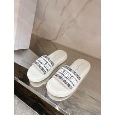 디올 자수 레터링 슬리퍼 (해외배송)