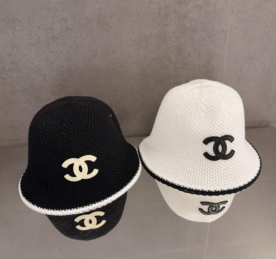 샤넬 25CC 로고 크로셰 버킷햇 벙거지 (국내배송)