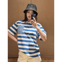 루이비통 모노그램 자카드 콘트라스트 스트라이프 폴로 (해외배송)