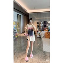 발렌시아가 25SS 파리와 로스앤젤레스 야경 프린트 반팔 (정품급 해외배송)