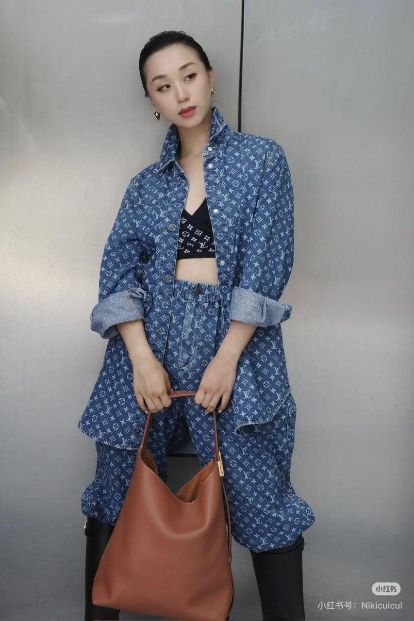 루이비통 플라워 데님 셔츠 (해외배송)