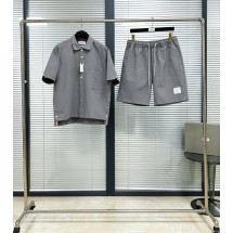 톰브라운 시어서커 반팔 셔츠 (해외배송)