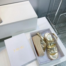 디올 밀짚 플랫폼 로만 샌들 (해외배송)