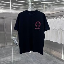 크롬하츠 플라워 패치워크 라운드넥 반팔 (해외배송)