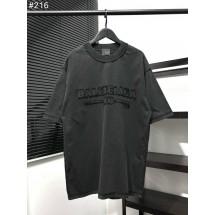 발렌시아가 아플리케 자수 워싱 반팔 (국내배송)